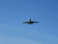 青空と飛行機